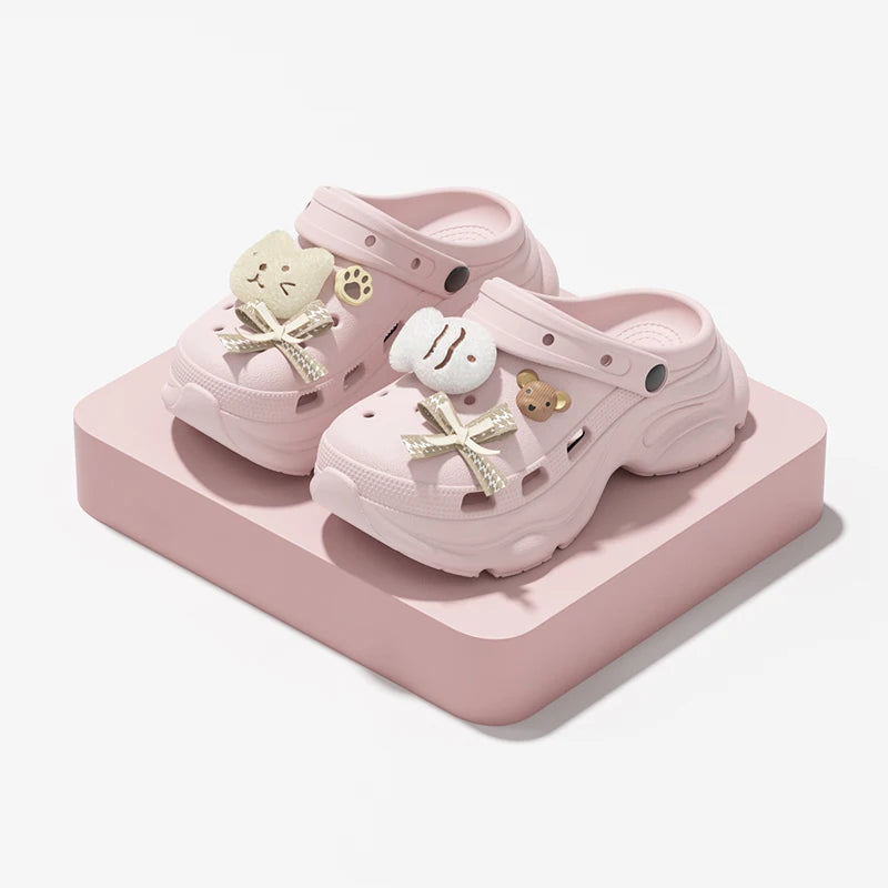 Summer Womens EVA Platform Clog Shoes Anti Slip Breathable Comfort