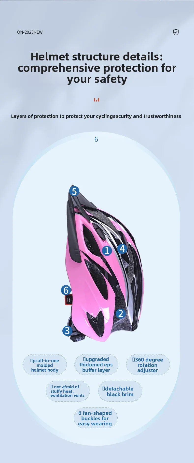 Adjustable Comfortable One Bike Helmet Mountain Road Cycling Skating