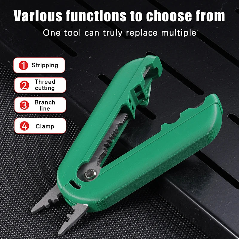 Multifunction Electrician Pliers Wire Stripper Mini Cutter Cable Zpaxo