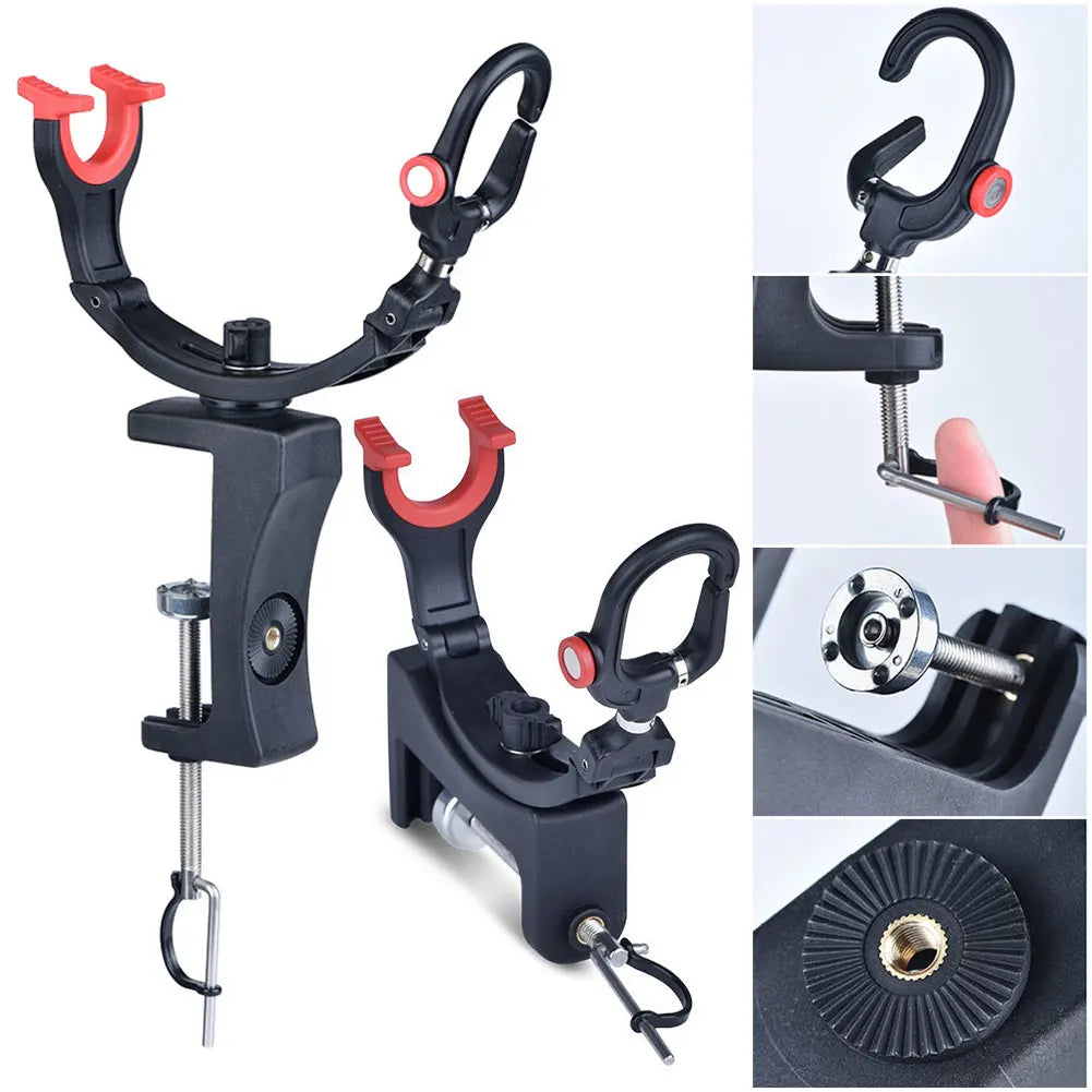 Telescopic Fishing Rod Bracket Adjustable Boat Portable Holder Boats