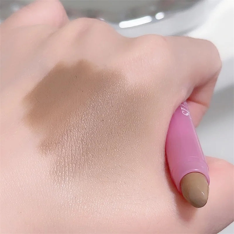 New Face Concealer Contouring Glitter Highlighter Pen Bronzer Pencile Waterproof Brighten Lying Silkworm Eyeshadow Stick Makeup Zpaxo