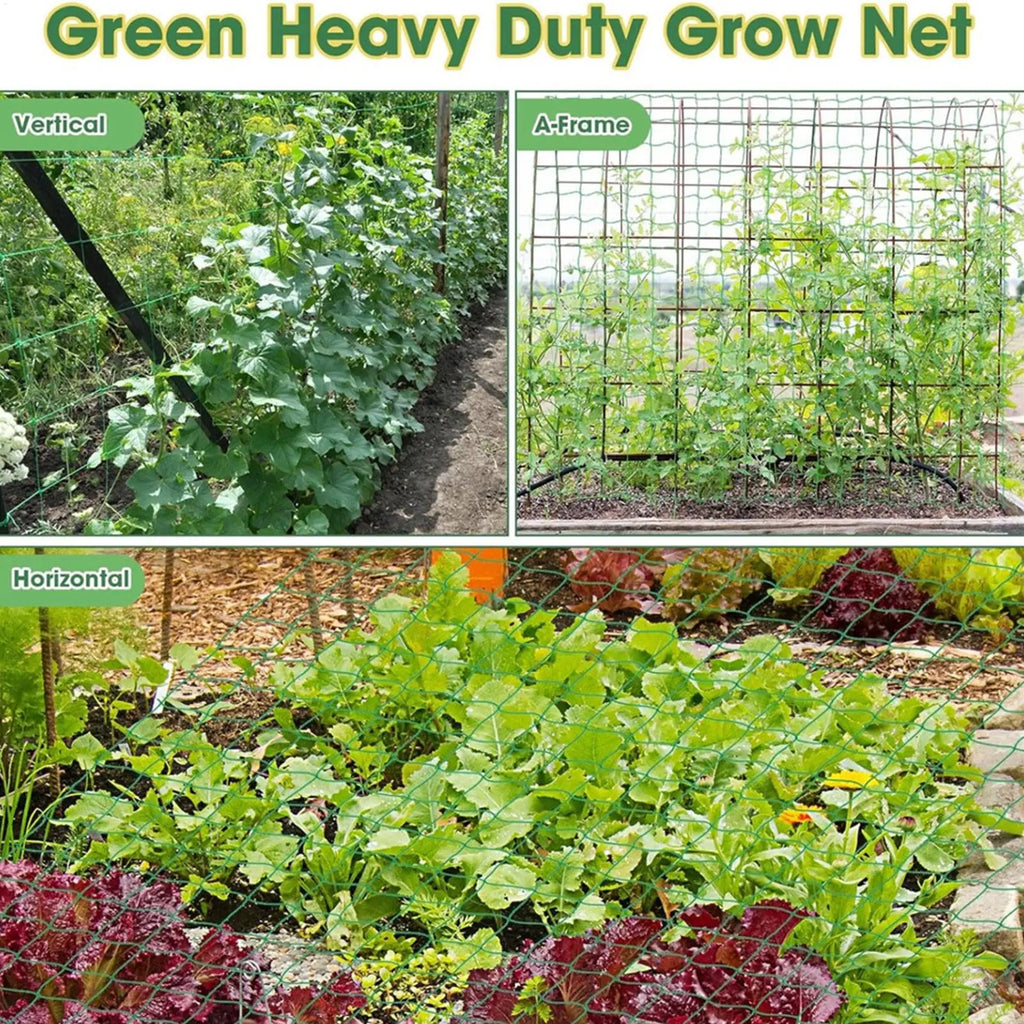 Plant Trellis Netting for Climbing Plants | Cucumber Support Net Plant Trellis Netting Zpaxo