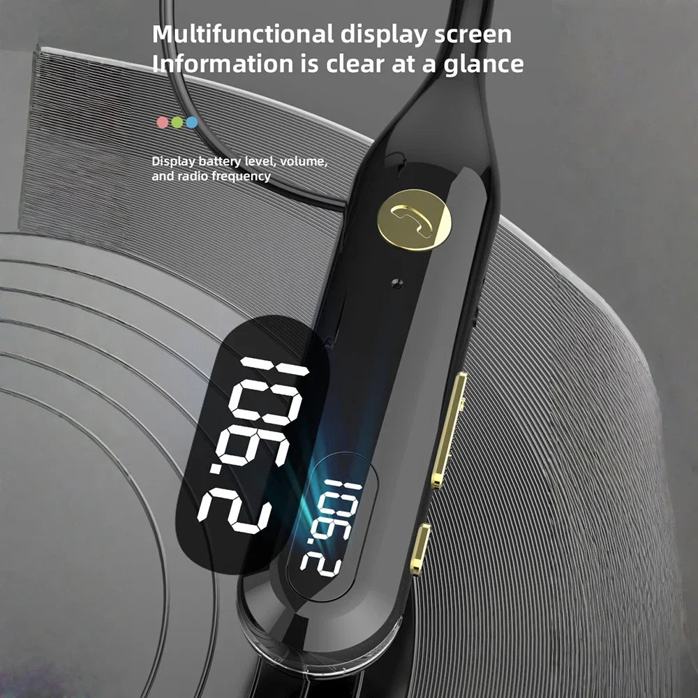 KEBIDUMEI 4-in-1 Neckband Bluetooth 6 0 Earphones ENC Noise Reduction