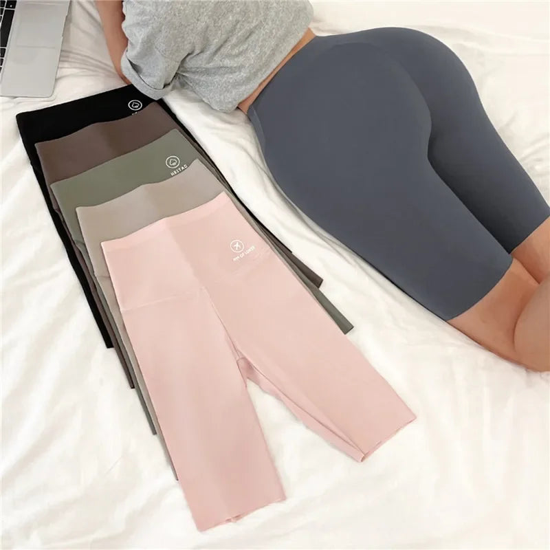Women's High Waist Butt Lifting Seamless Yoga Shorts