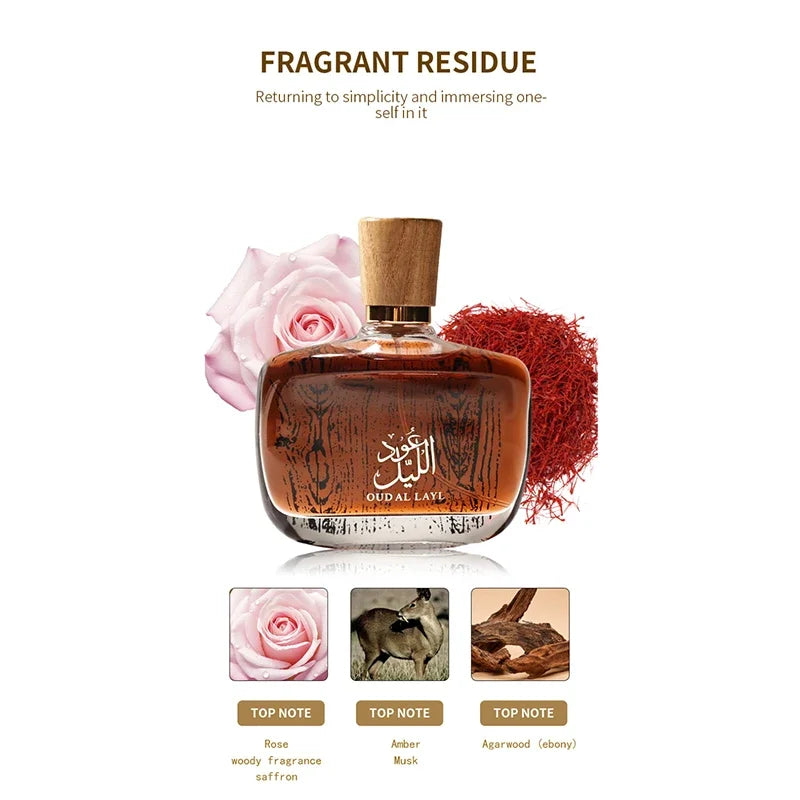 Arabic Oud Eau de Parfum – Luxury Oriental Musk Spray 100ml Eau de Parfum Spray Zpaxo