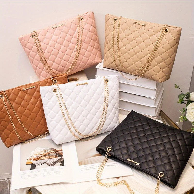 Large Capacity Bucket Bag Women's Fashionable Shoulder Casual Handbag