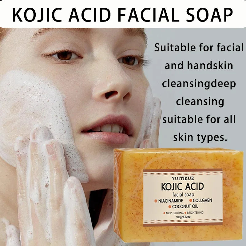 Kojic Acid Facial Soap – Niacinamide, Collagen & Coconut Oil Brightening Facial Soap Zpaxo