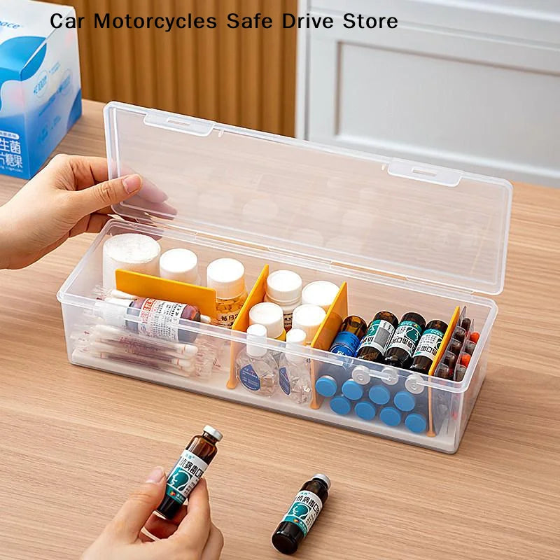 CMClear Plastic Compartmentalized Organizer Box Holds 550+ Game Cards