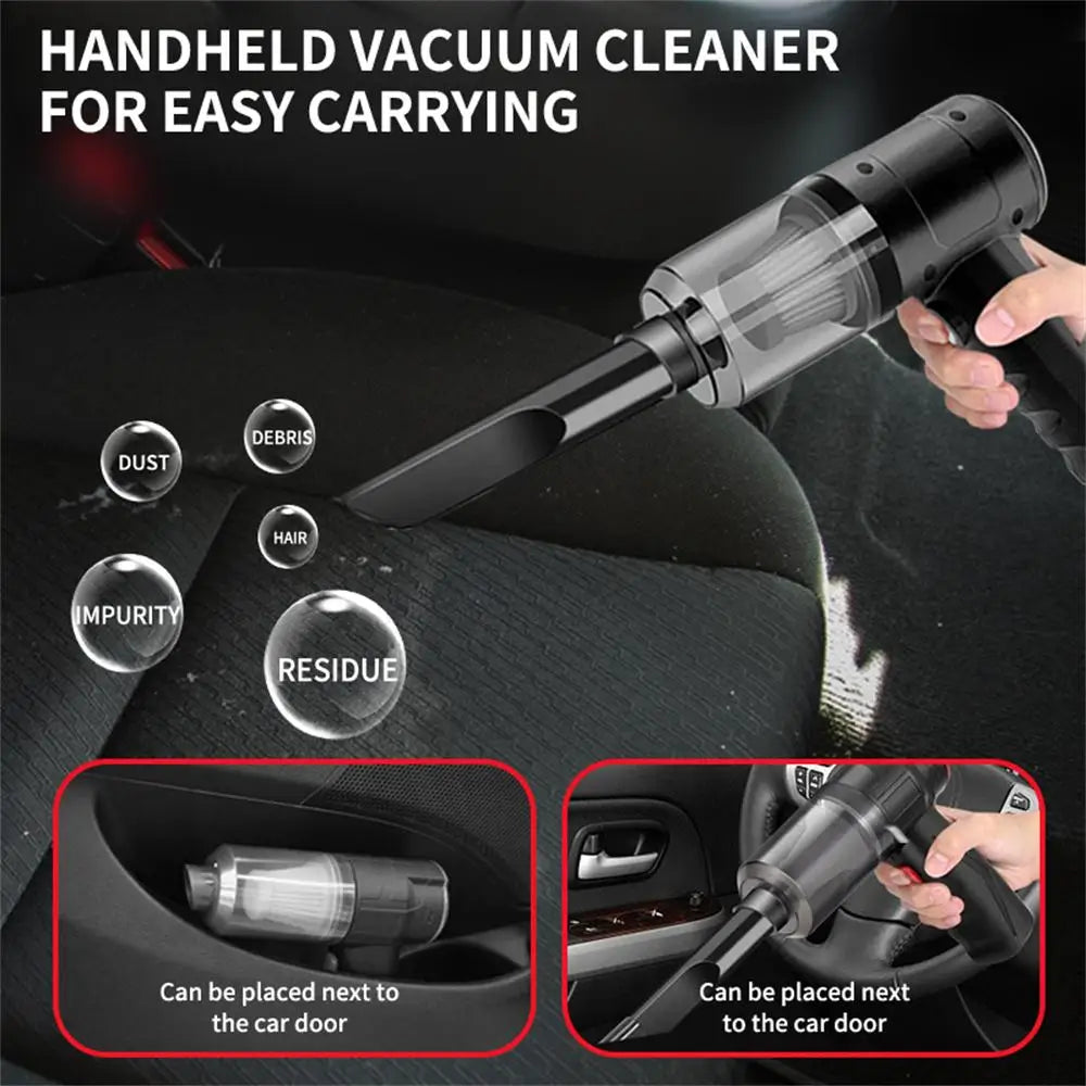 Portable Small Vacuum Cleaner For Multi Purpose Vehicles Small Household Pump Handheld Car Vacuum Cleaner Zpaxo