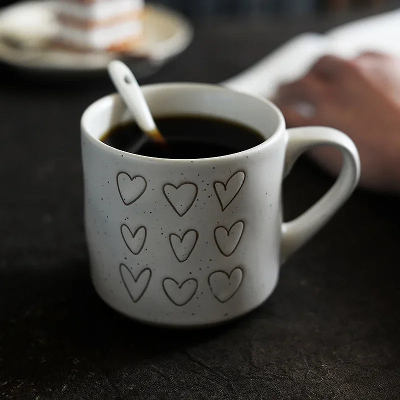 Kawaii Couple Love Mug – Ceramic Coffee Cup Birthday Gift Ceramic Coffee Mug Zpaxo