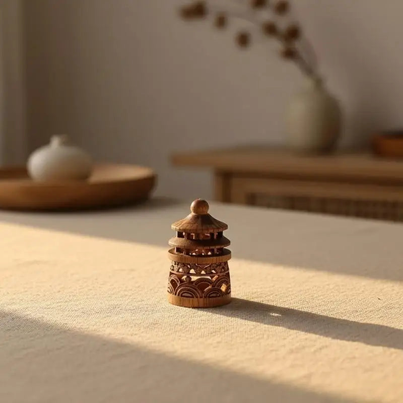 Auto Mini Wooden Aromatherapy Diffuser Perforated Bottle Hanging Zpaxo
