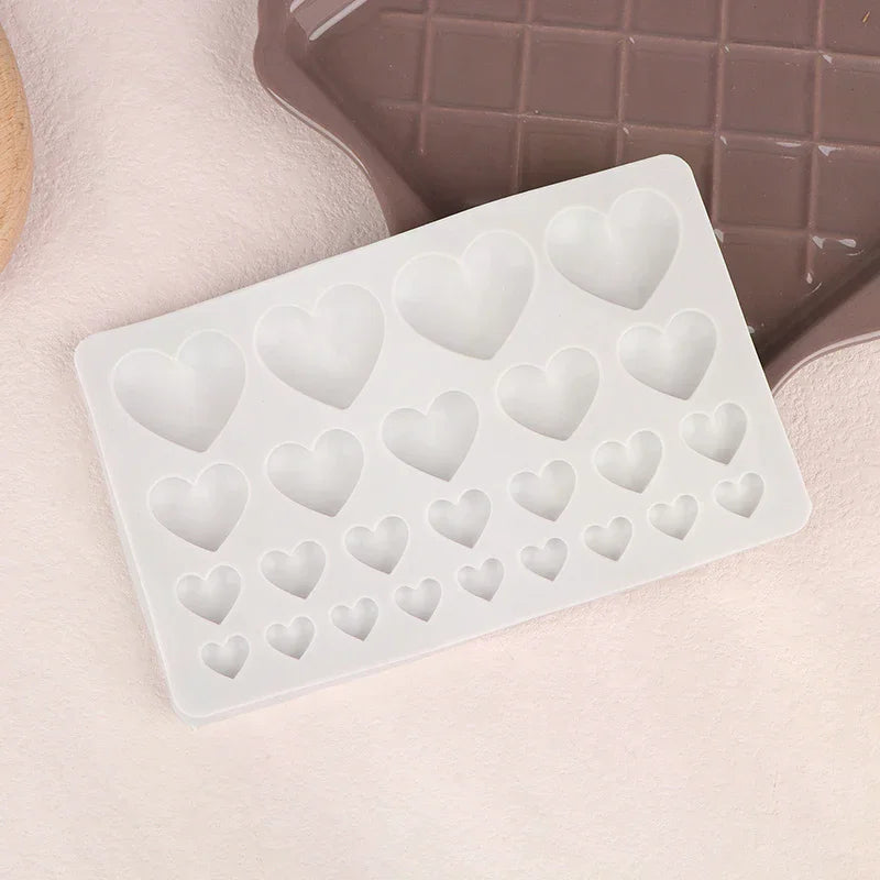 25 Cavity Love Silicone Molds Pastry Fondant Chocolate Cake Decor Zpaxo