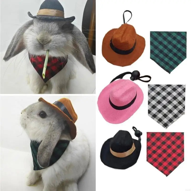 Hamster Halloween Bandana Soft Scarf Triangular Kerchief Plaids