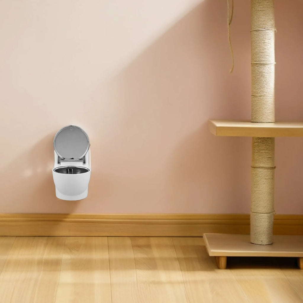 Cat Toilet Water Bowl Hanging Drinking Fountain Indoor Use Small Pet
