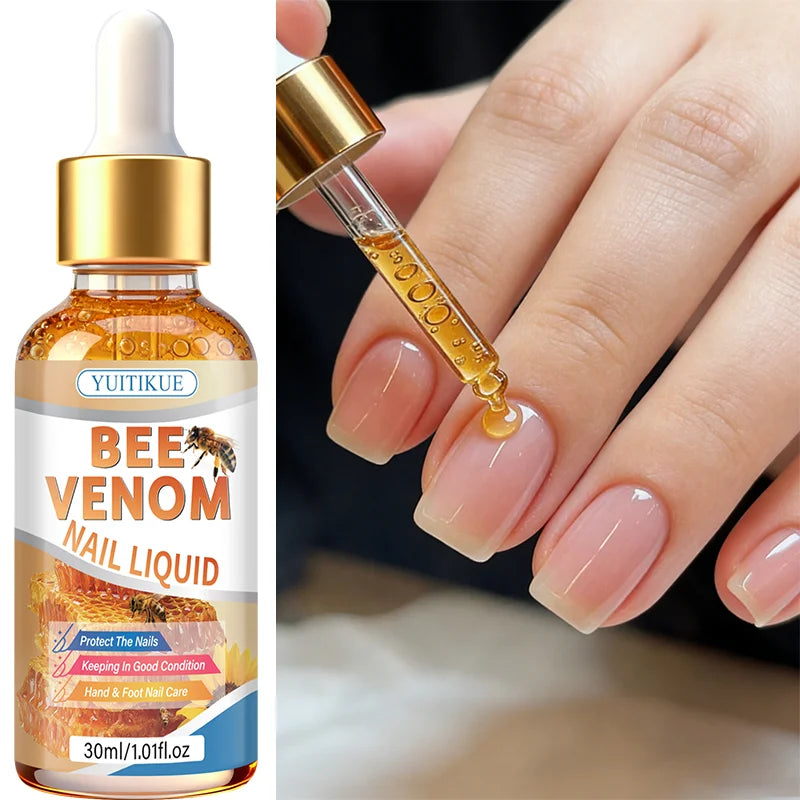 Bee Venom Nail Treatment Liquid – Moisturize & Protect Nails 30ml Nail Treatment Oil Zpaxo