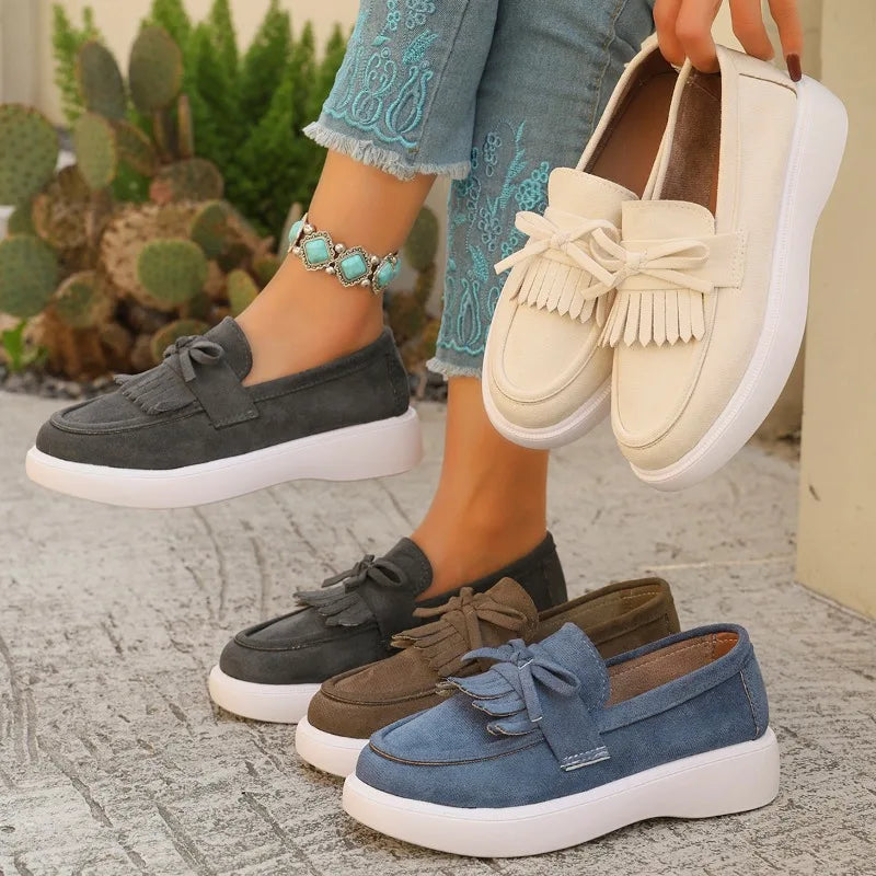 Women's Shoes Fashion Lightweight Flat Loafers 2026 Spring Autumn Zpaxo