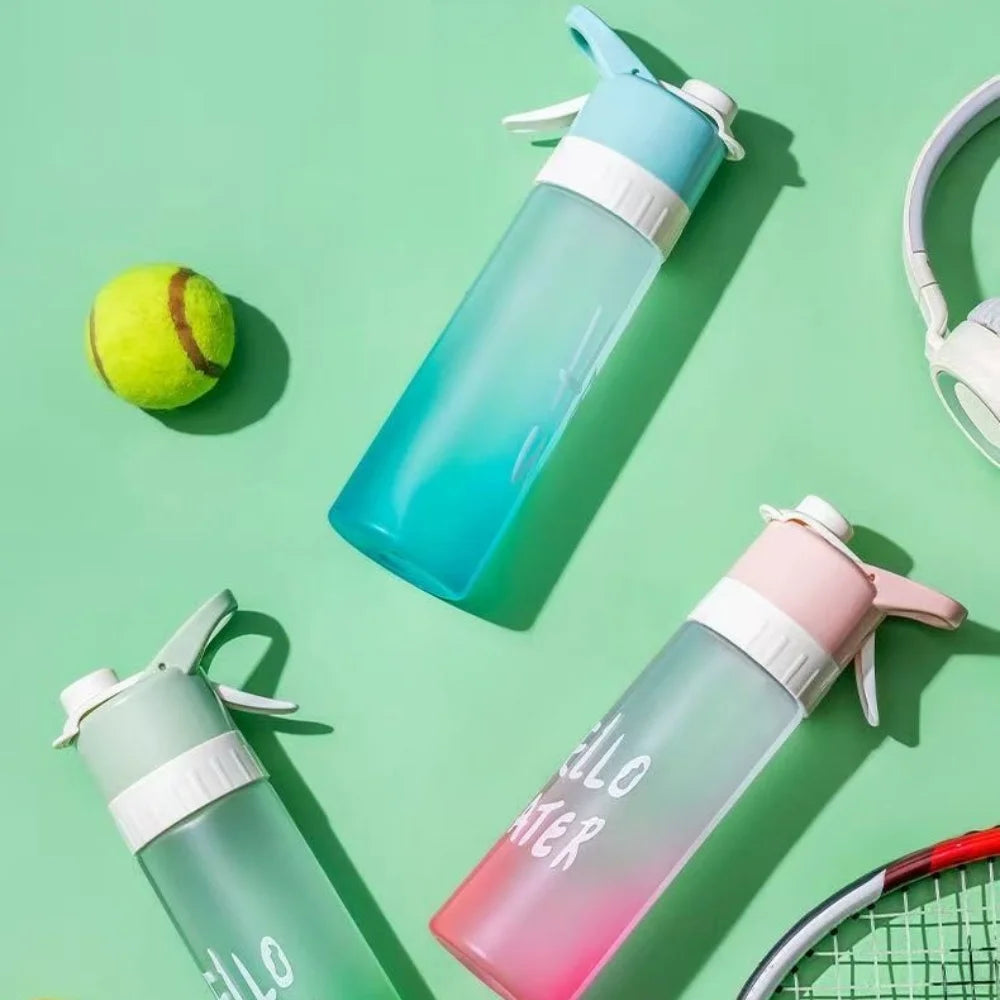 Two-in-one Spray Water Bottle Large Capacity Unisex Suitable Sports Zpaxo