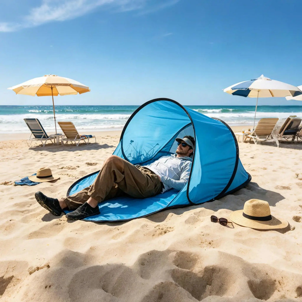 Outdoor Portable Automatic Pop-up Beach Tent Sunshade UV Protection