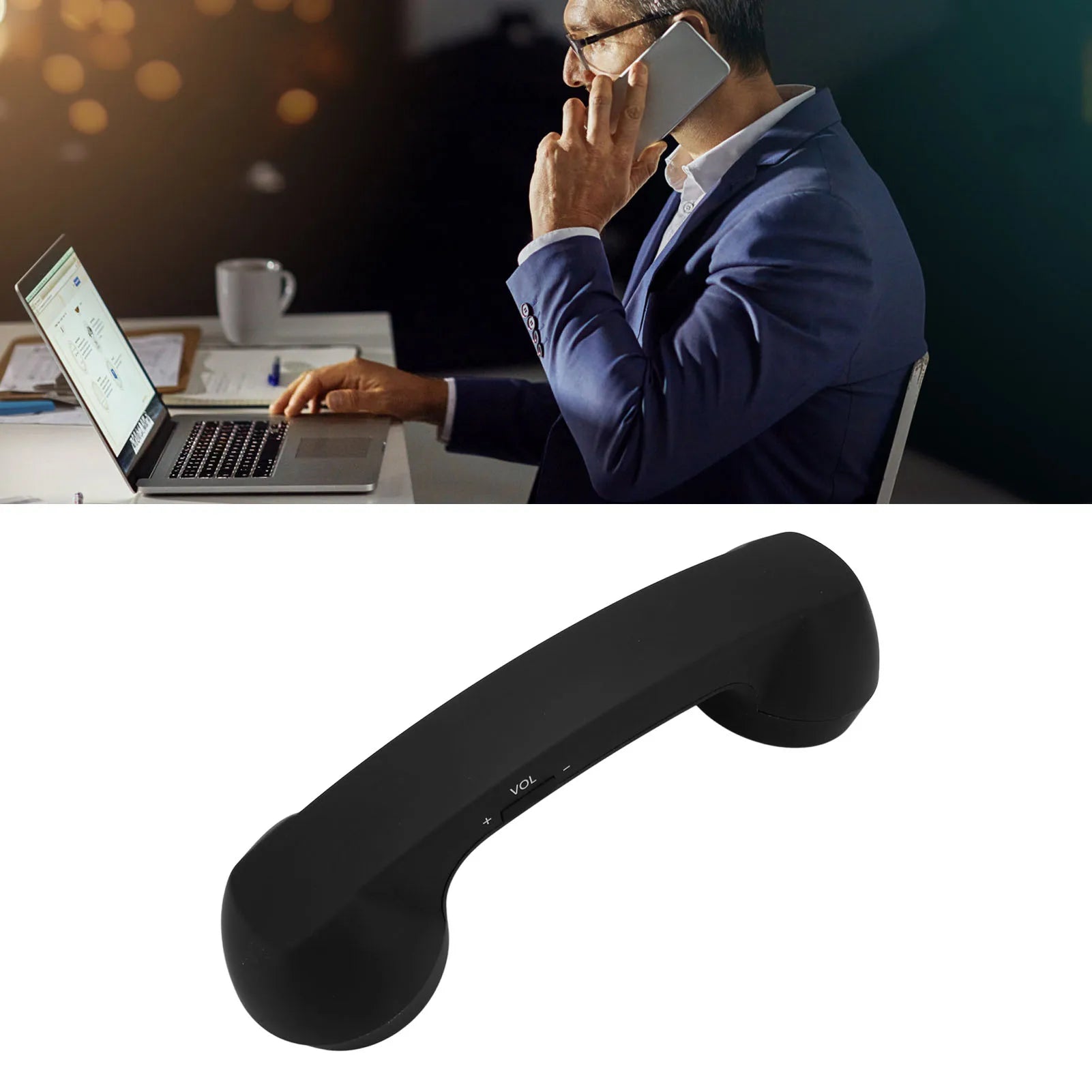 Bluetooth Telephone Handset Mobile Phone Retro Rechargeable Radiation