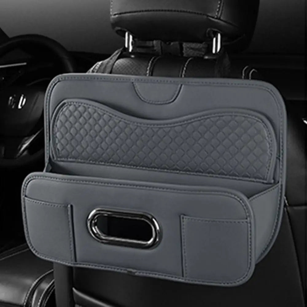 Partition Design Car Backseat Storage Box Water-proof Space Saving Zpaxo