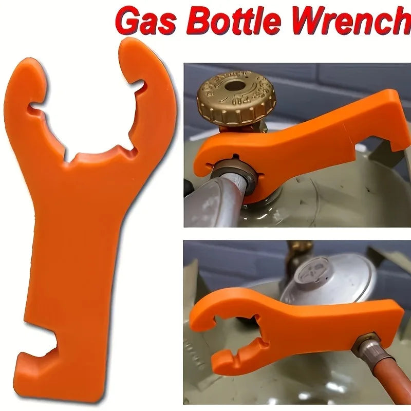 2-in-1 Magnetic Gas Cylinder Wrench RV Caravan Outdoor Barbecue Bottle