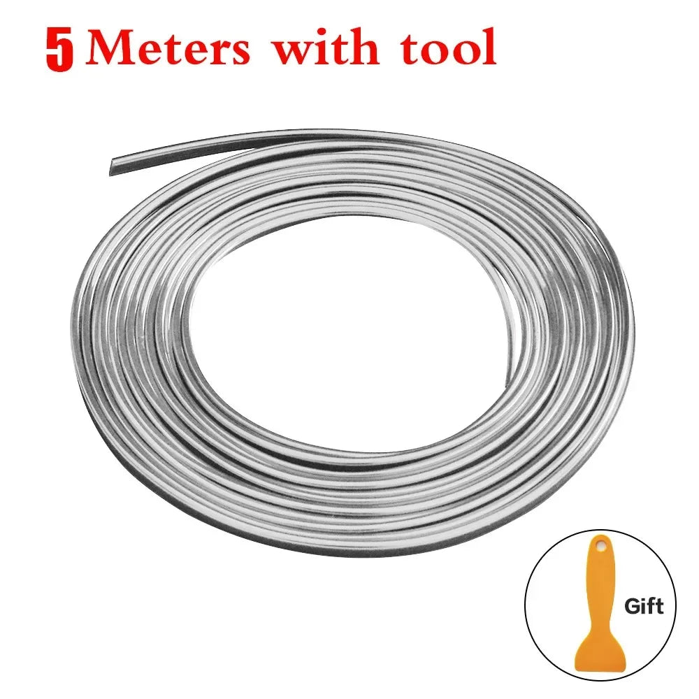 5M Flexible Car Interior Trim Strips – Dashboard & Door Moulding