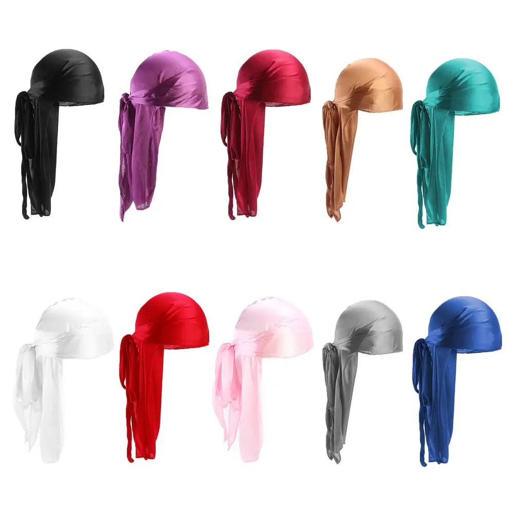 Fashion Adjustable Pre-tied Headwrap Chemo Cap Pirate Hat Bandana Zpaxo