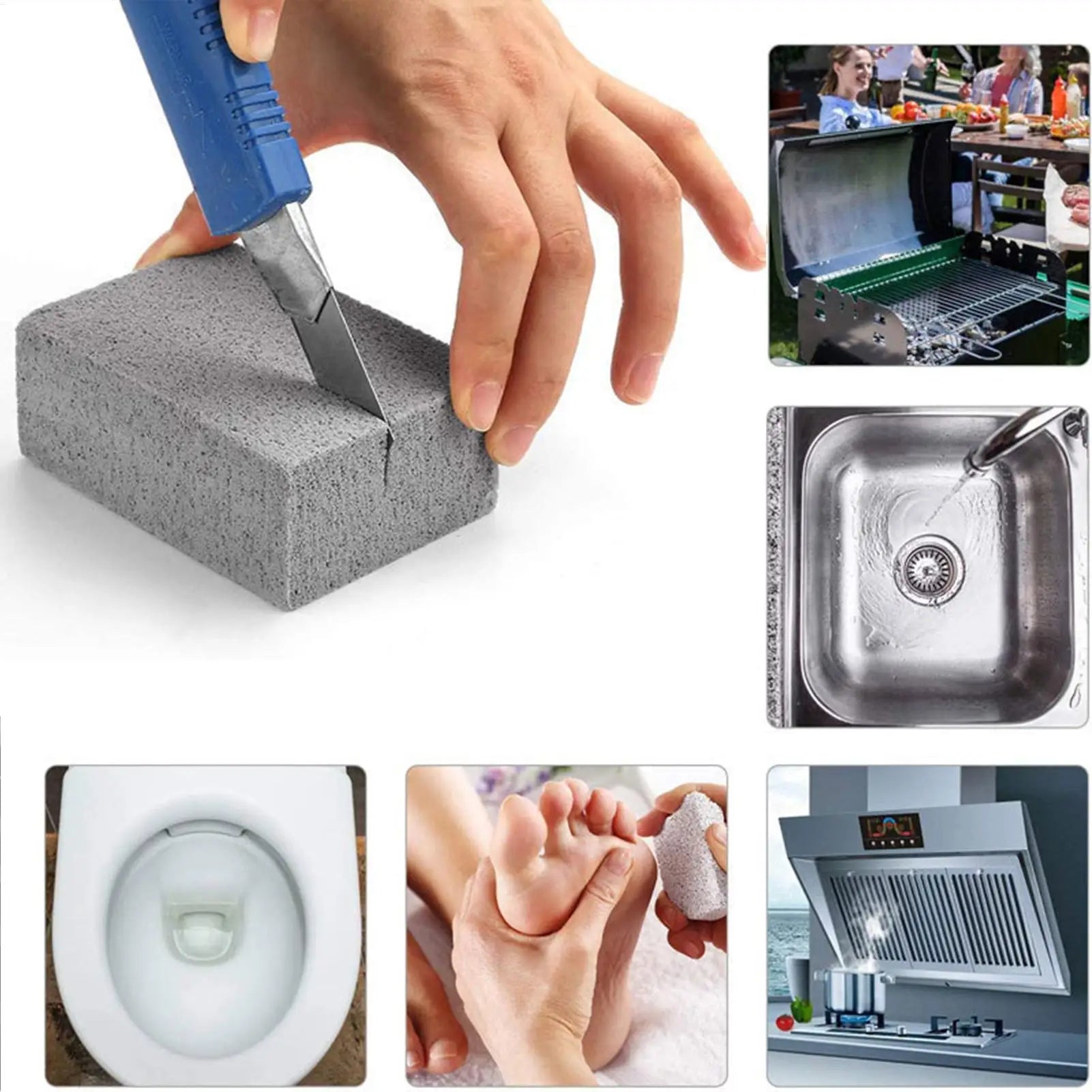 Cleaning Pumice Stone Scratch Resistant Reusable Portable Stove