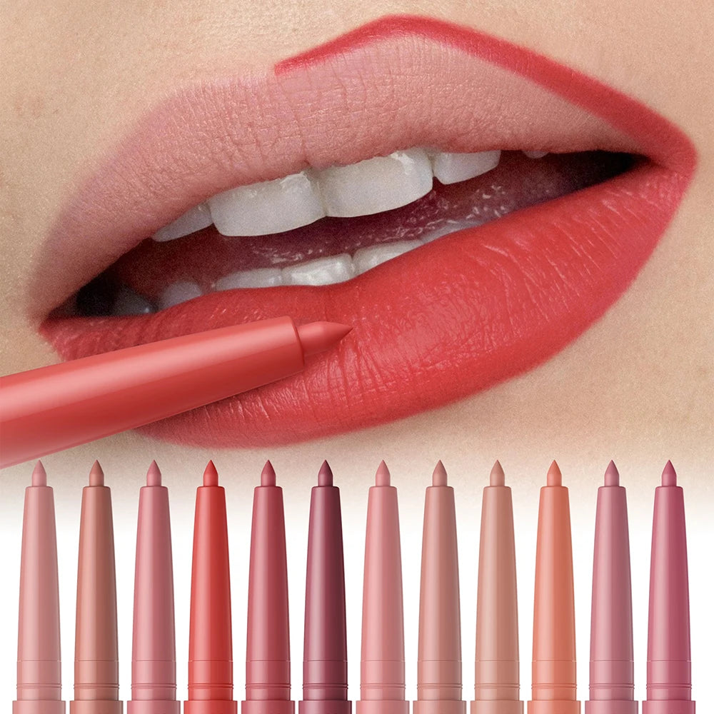AVIERLL Matte Lip Liner Long-lasting Waterproof Easy-to-apply Zpaxo