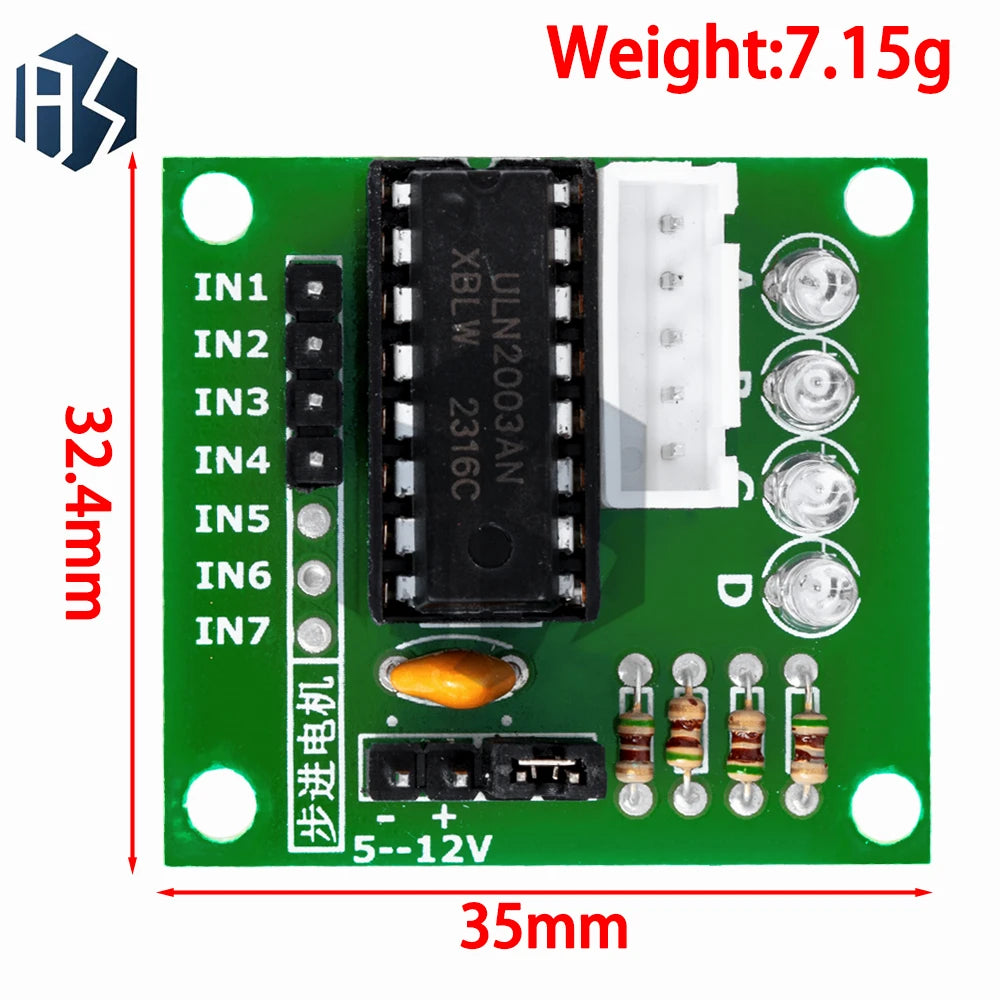 1LOTS c-48-5V 4 Phase Stepper Motor+ Driver Board ULN2003 Arduino 1x Zpaxo