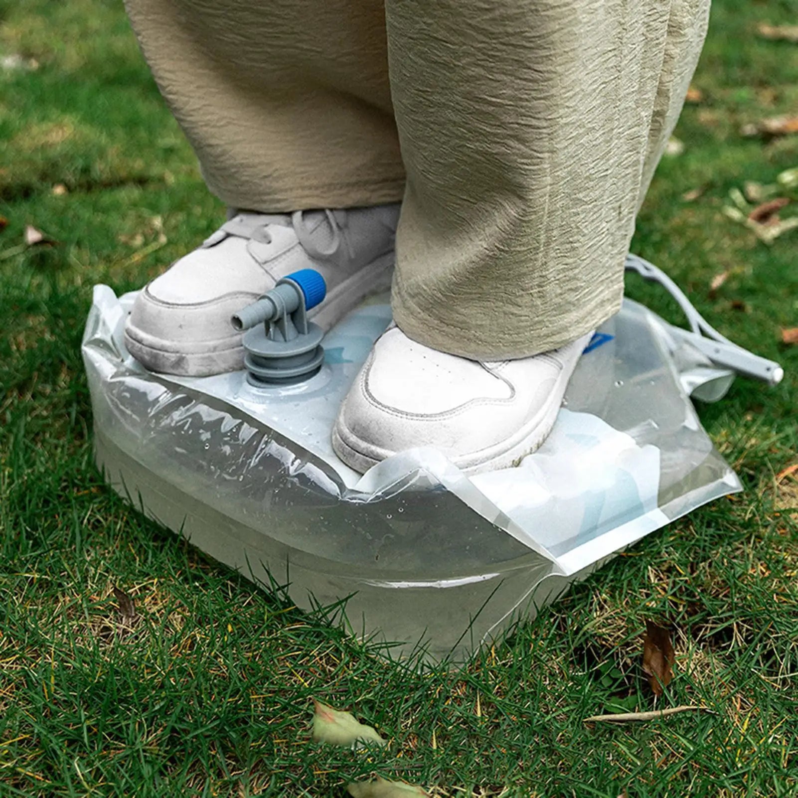 Foldable Water Bag Portable Camping Container Spigot Leak Proof