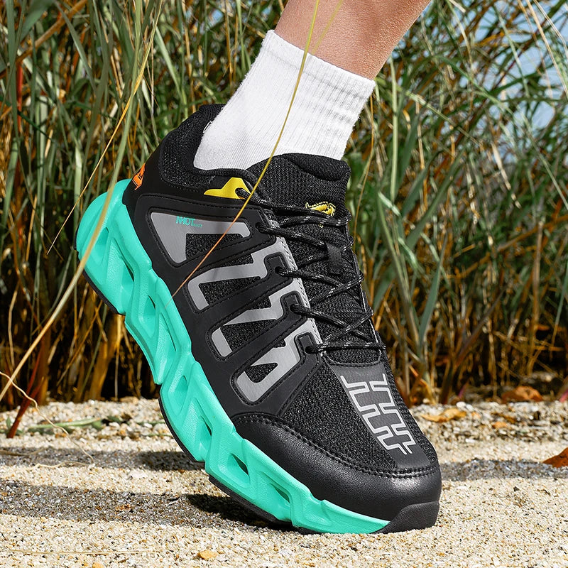 Men's Casual Sneakers Luxury Trainer Shoes Breathable Race Running