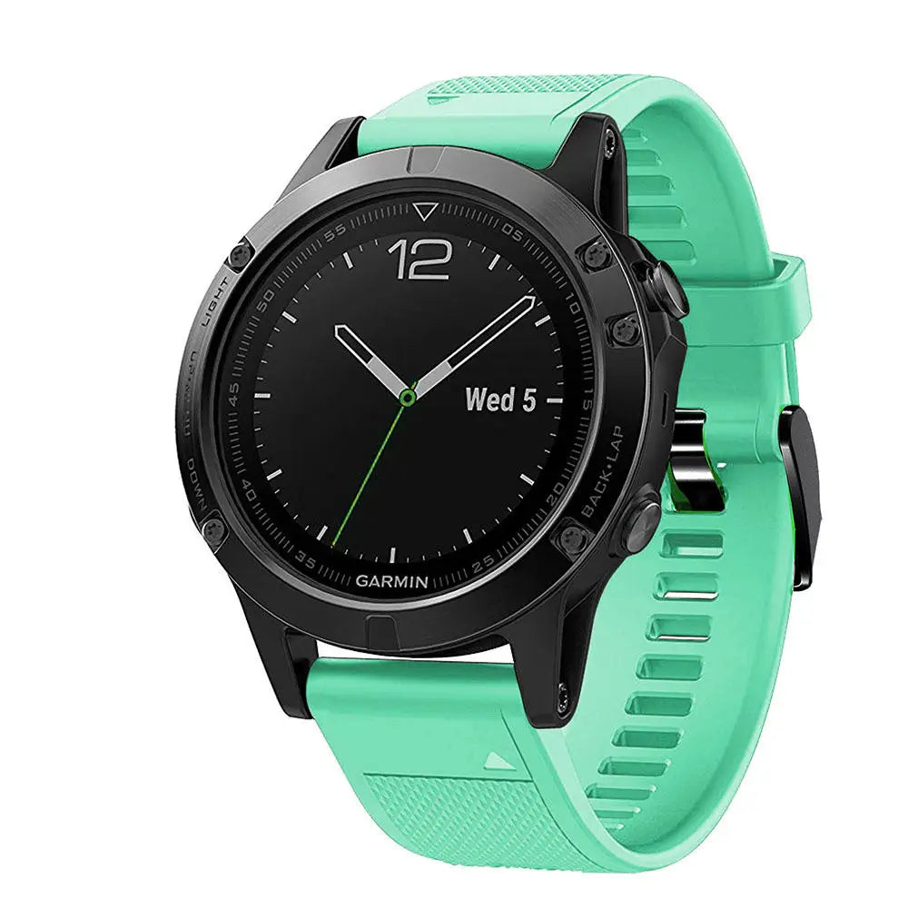 Silicone Smart Watch Band Garmin Fenix 7S 7 7X 6S 6 6X 5S 5 5X 3HR