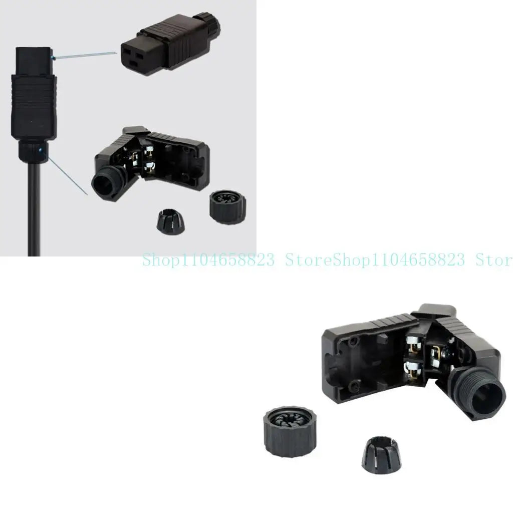 IEC PDU UPS 16A 250VAC 320 C 19 Plug Conector C19 Plugue Female Zpaxo