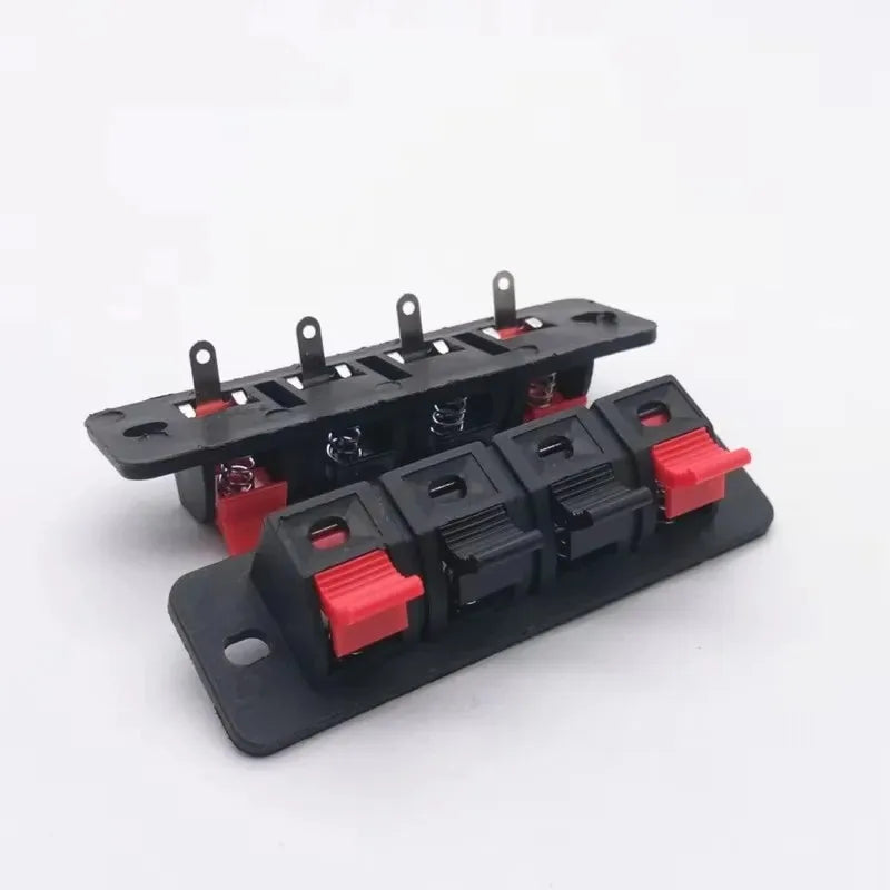 4-Position Spring Speaker Terminal Clips for Car Audio – 2 Pack Speaker Terminal Clips Zpaxo