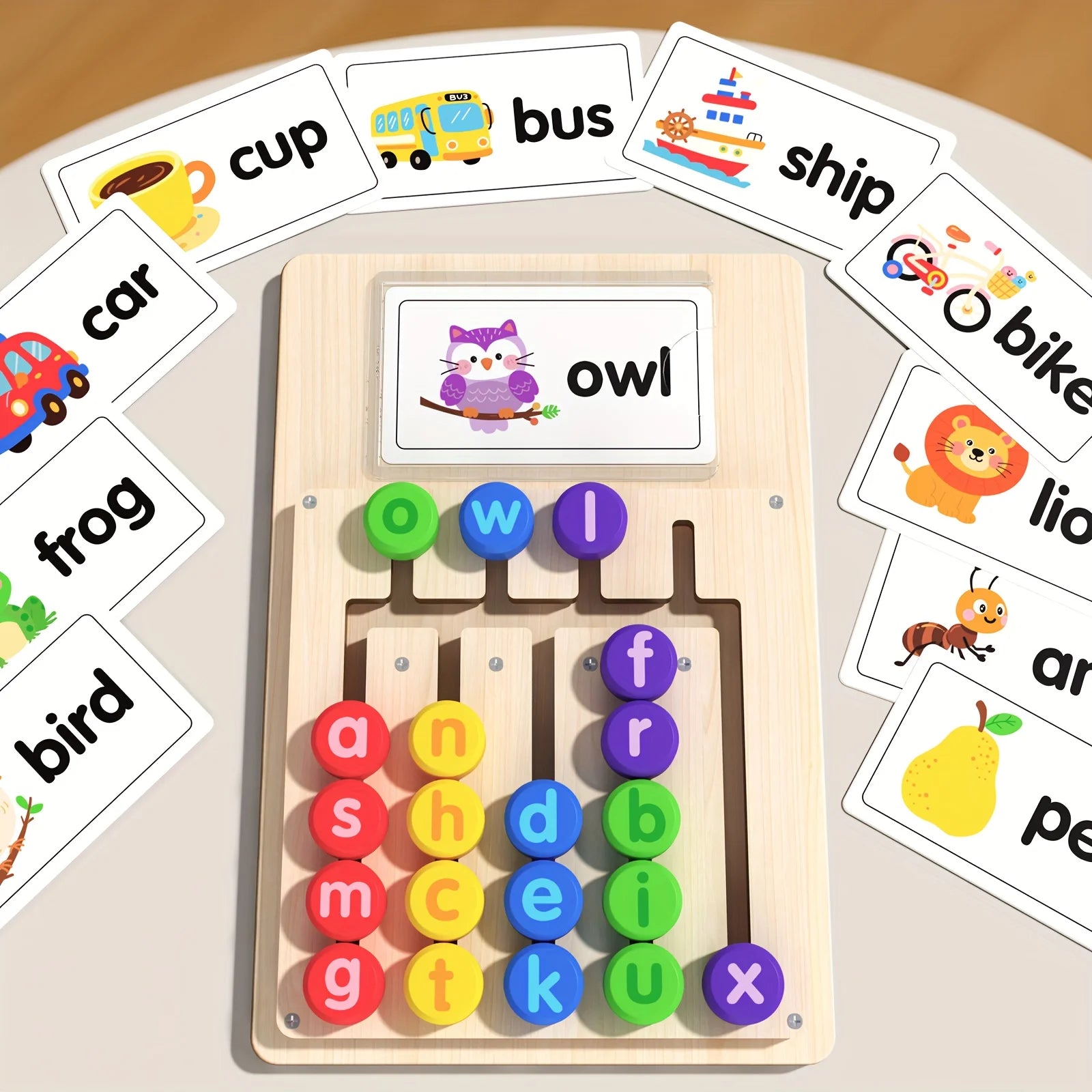 Educational Letter Matching Toy Featuring Spelling Board 12