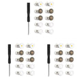 No-Sew Adjustable Metal Jean Buttons Replacement – 10 to 40 Pack
