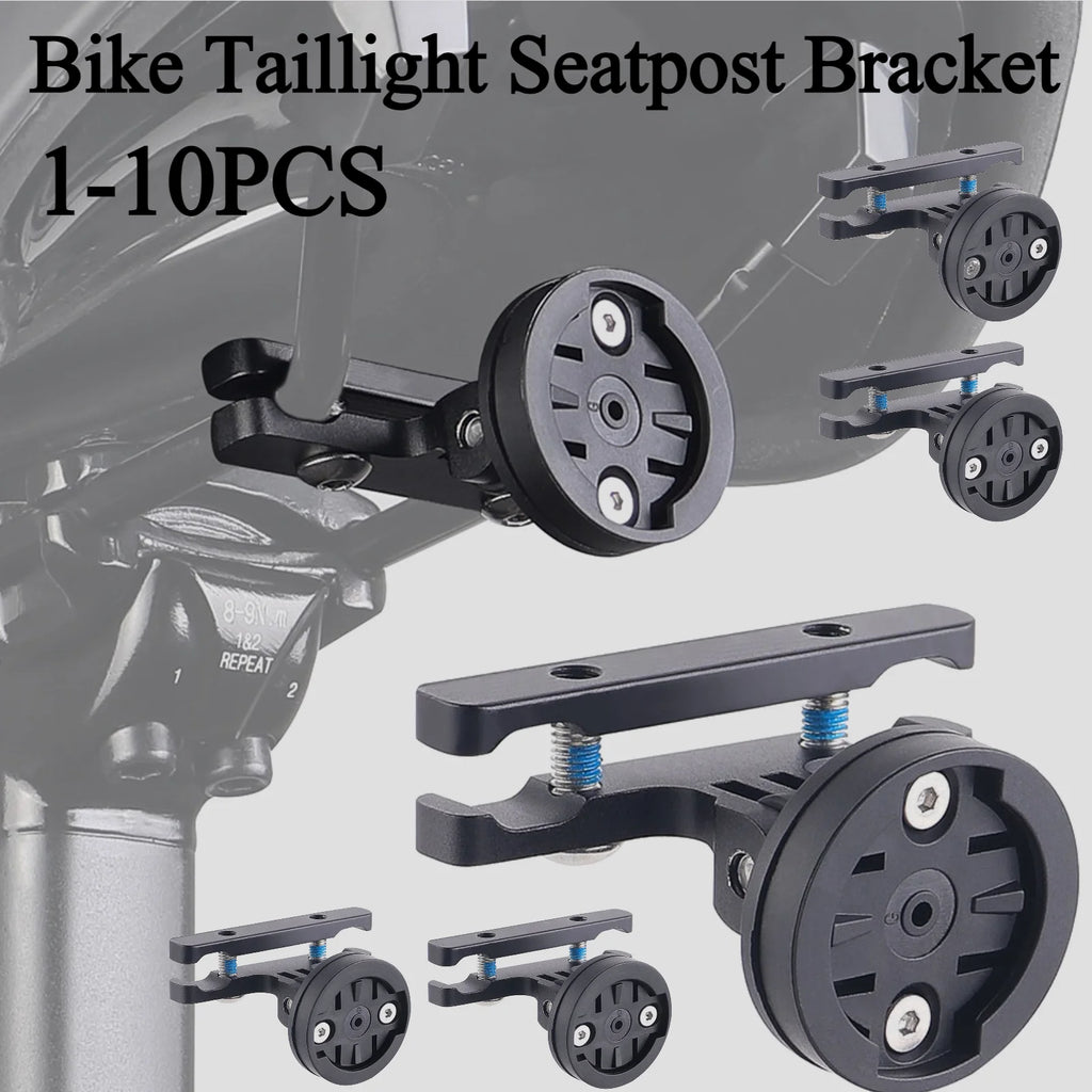 1- Bike Taillight Seatpost Bracket Adjustable Bicycle Tail Light Zpaxo