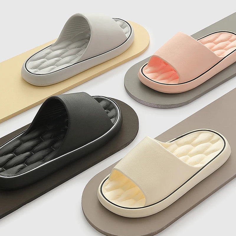 Big Men's Slippers Summer Ligtweight Indoor Home Bathroom Sandals
