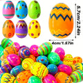 12 Golden Easter Eggs Plastic Empty Egg Party Yard Game Prizes