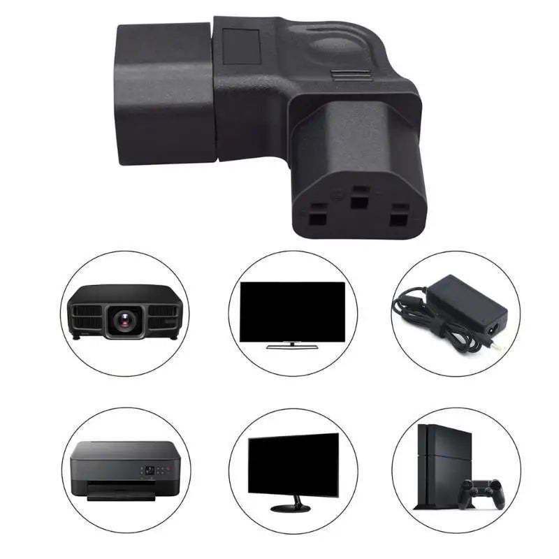 652F IEC320 C14 C13 Power Cable Adapter Male Female Connector PVC Zpaxo CN