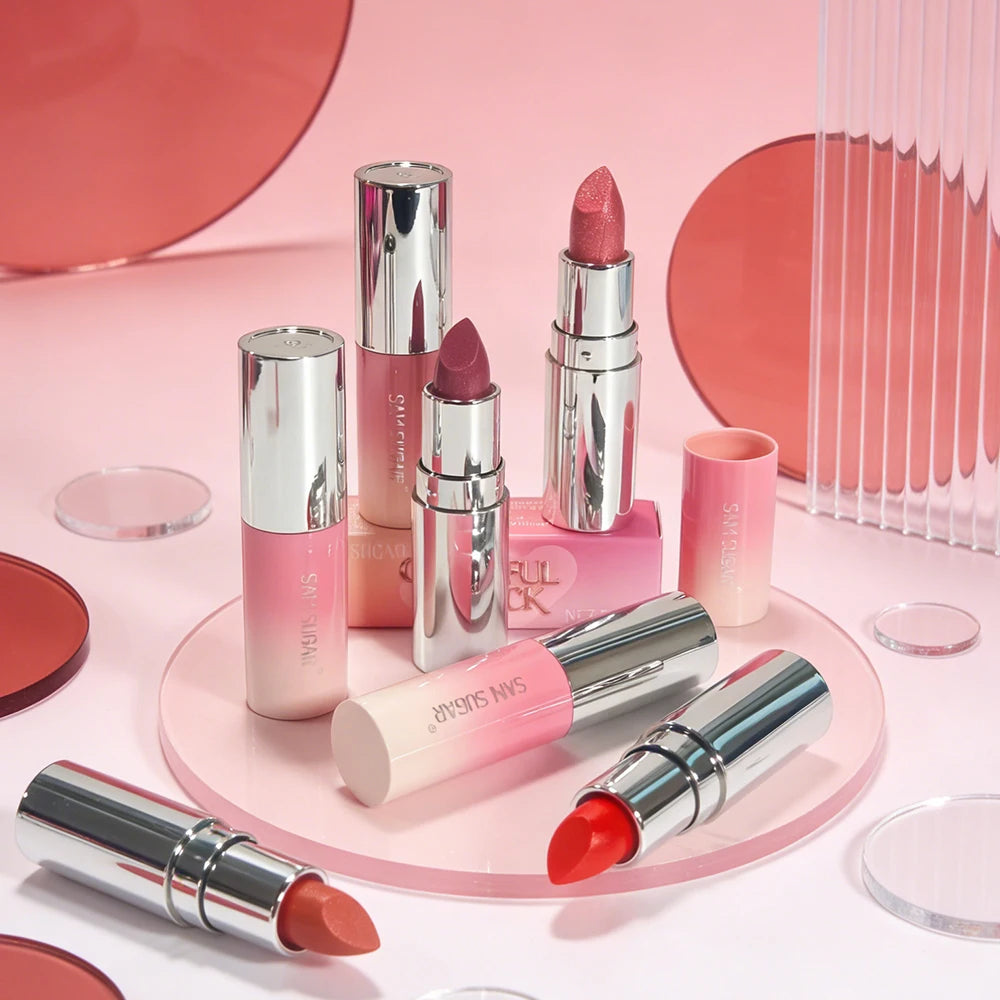 Waterproof Diamond Glitter Lipstick Long-lasting Easy-to-apply