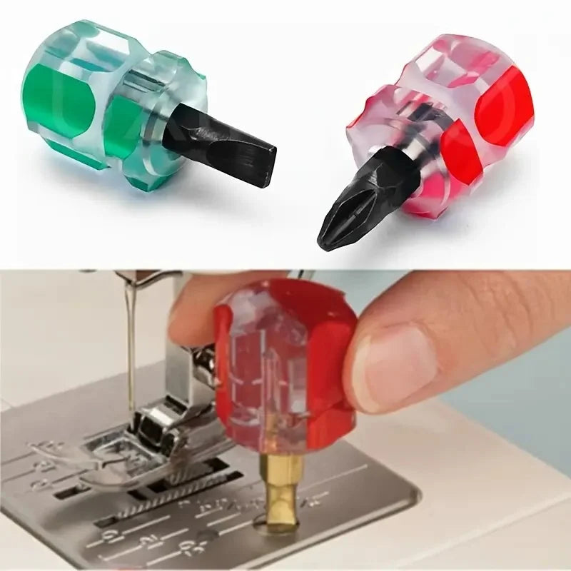 Ultra short mini cross flathead screwdriver Zpaxo