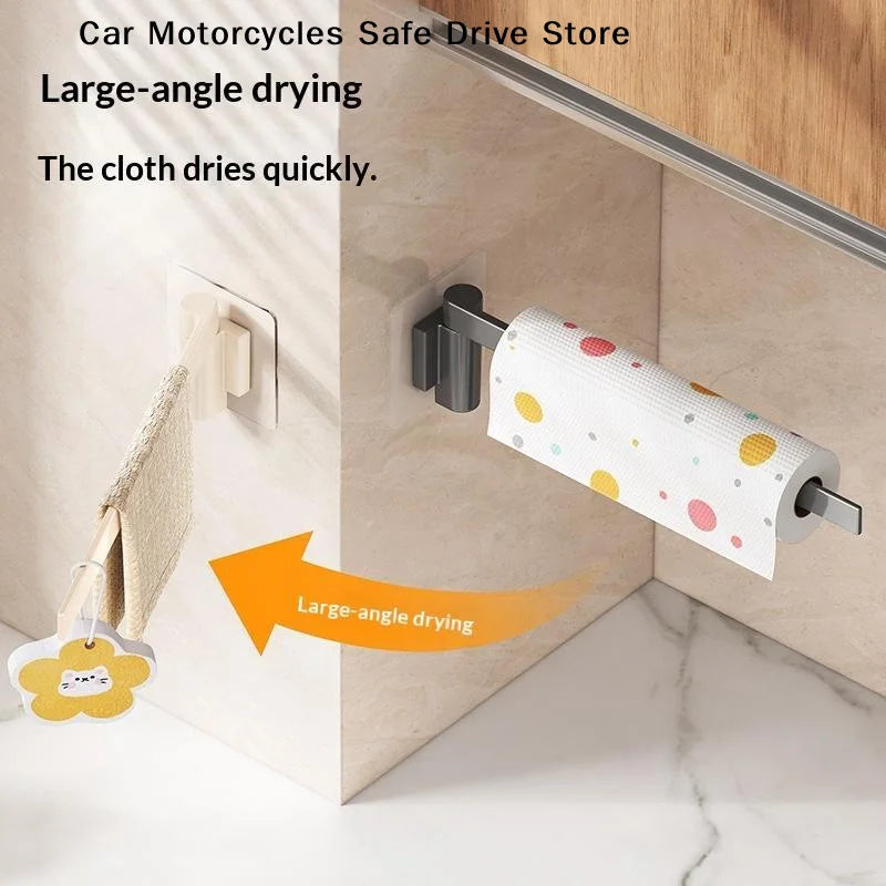 Wall-mounted Rotating Kitchen Cloth Organizer-multi-functional