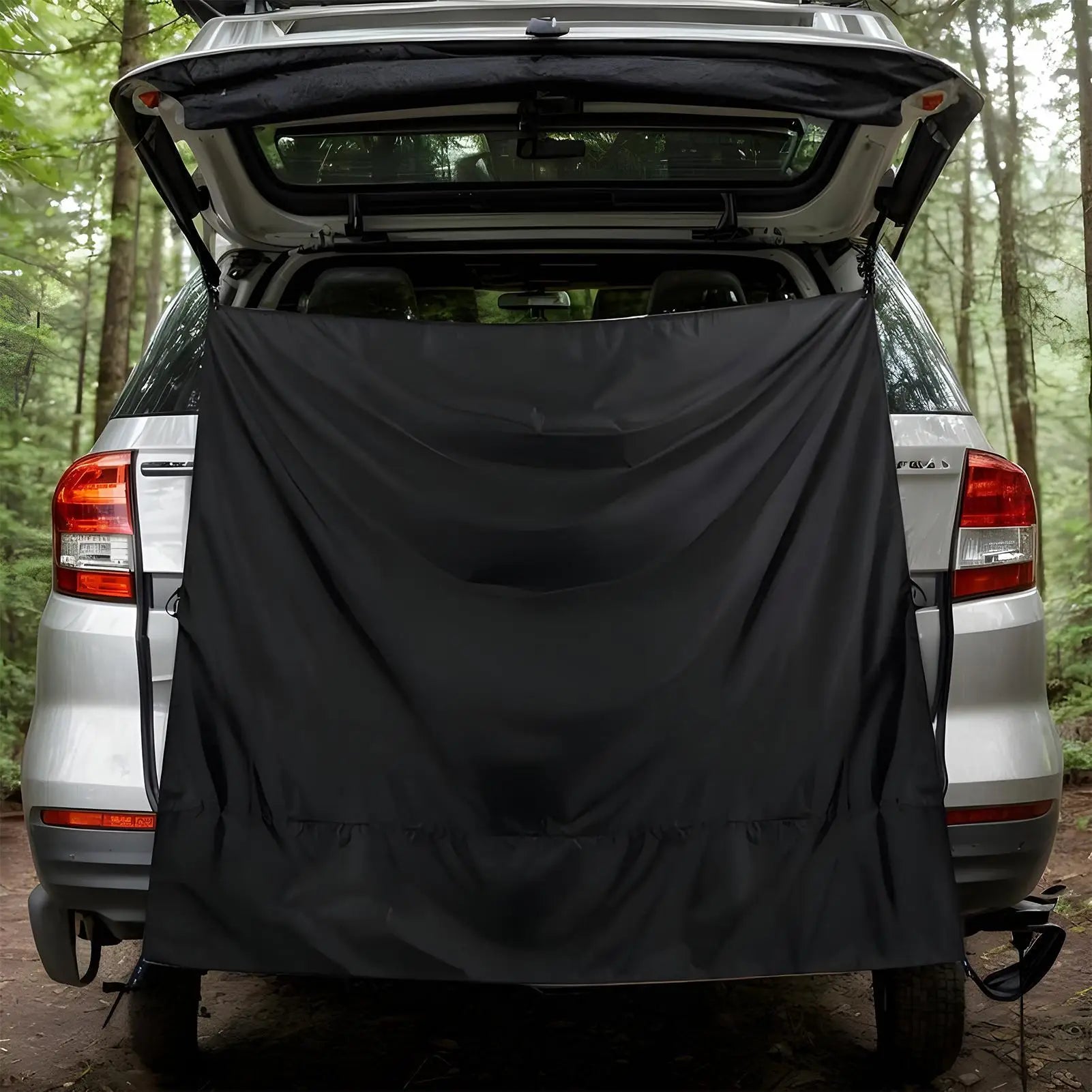 Camper Rear Door Shower Curtains RV Privacy Cover Vehicle Panels