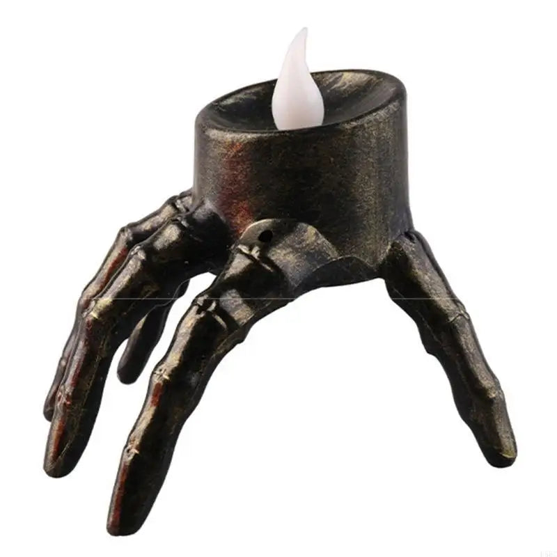 Eerie Glowing Skeleton Foot Lamp LED Effect Durable Halloween Light