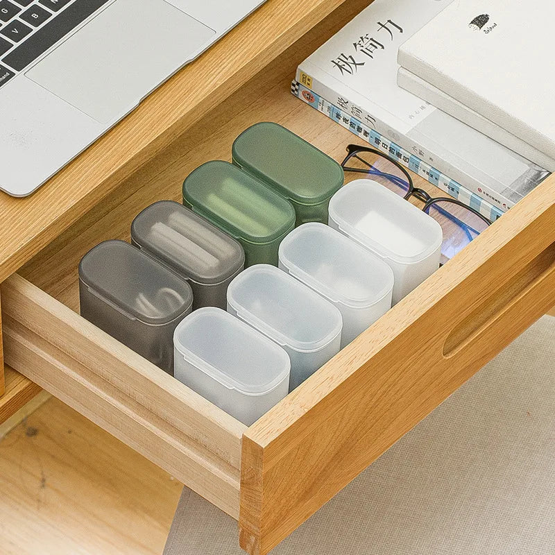 Desktop Data Cable Storage Box Dustproof Cover Mobile Phone Charger