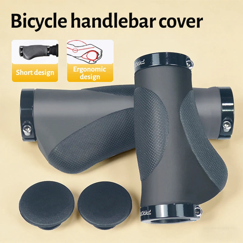 Bicycle Handlebar Grips TPR Rubber Comfy City Mountain Bike Scooter