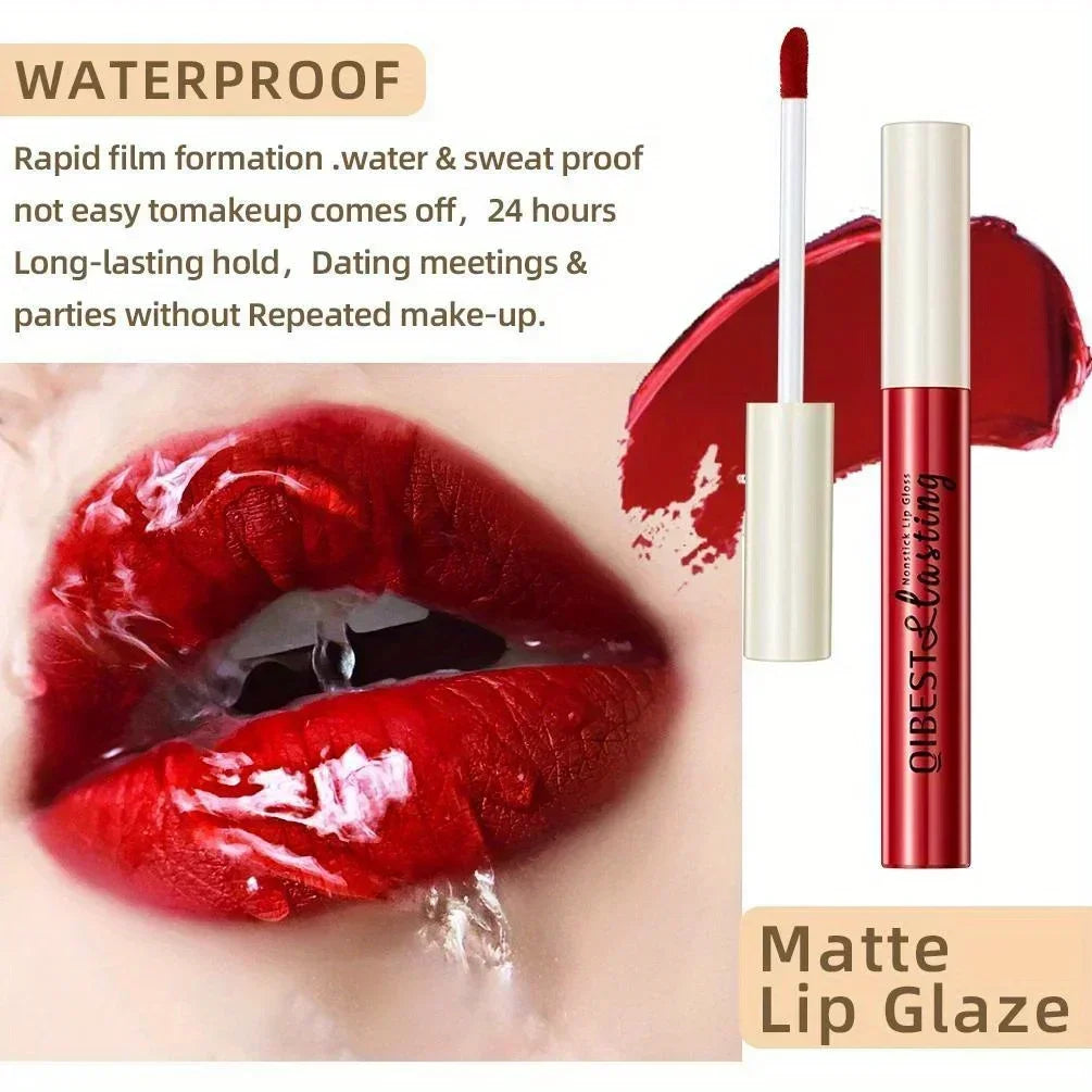 Matte Lipstick Non Stick Cup Waterproof Long-lasting Whitening Fading