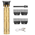 XMSJ T9 USB Rechargeable Men's Hair Clipper & Beard Trimmer Hair Clipper Trimmer Zpaxo 060-GoldBuddha